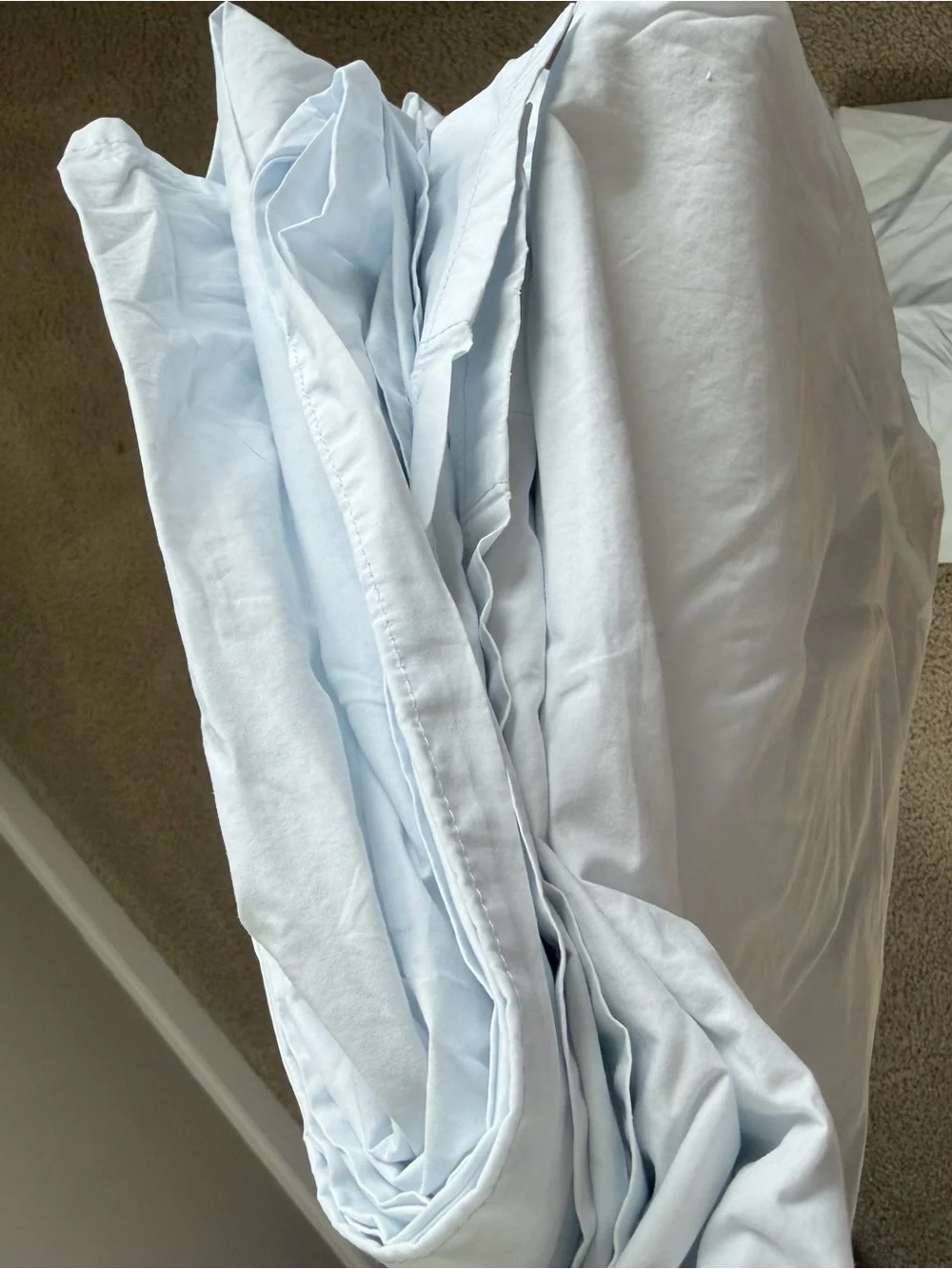 Brooklinen Light Blue king size sheet set